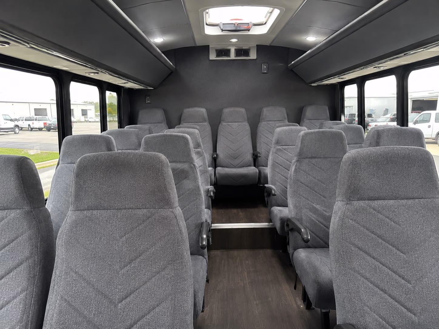 chico 20 passenger minibus inside