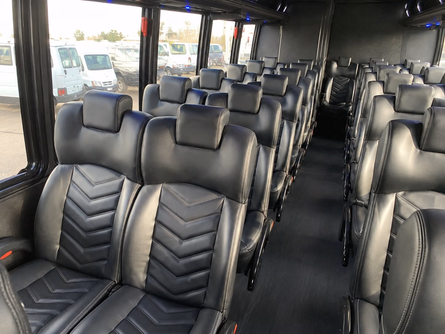 chico 20 passenger minibus interior