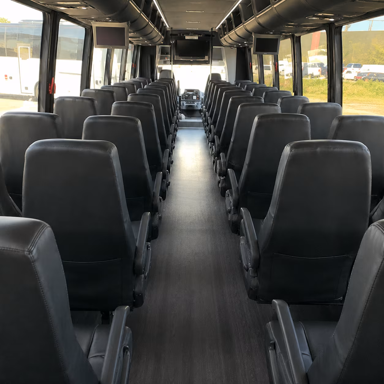 chico 25 passenger minibus interior