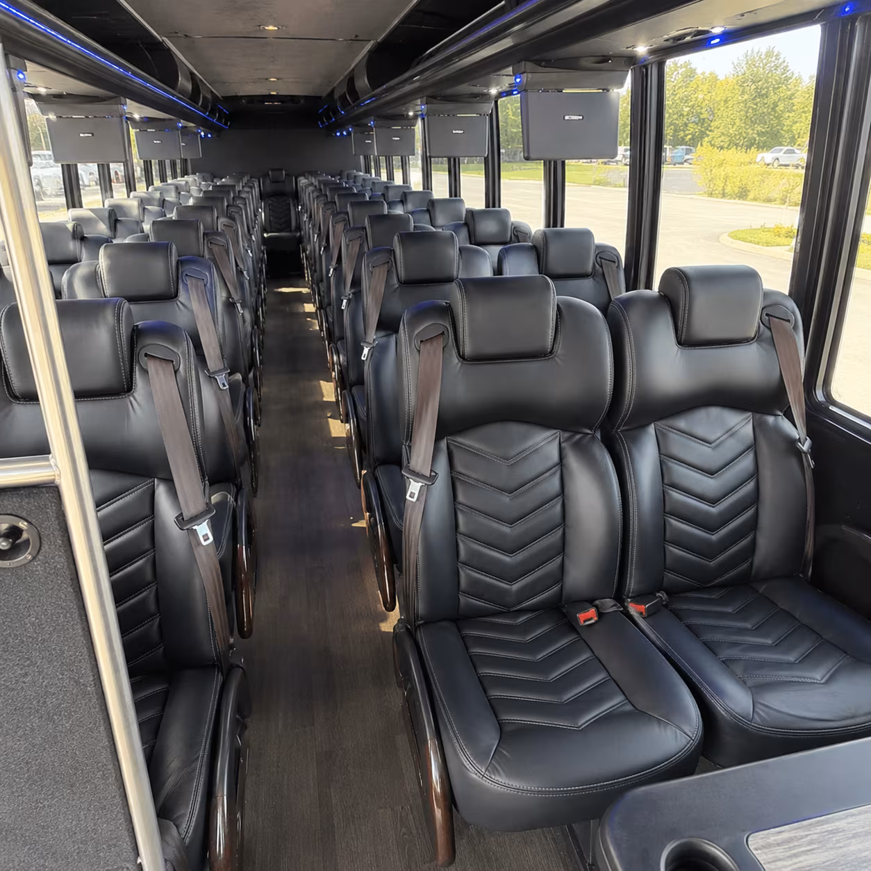 chico 30 passenger minibus inside