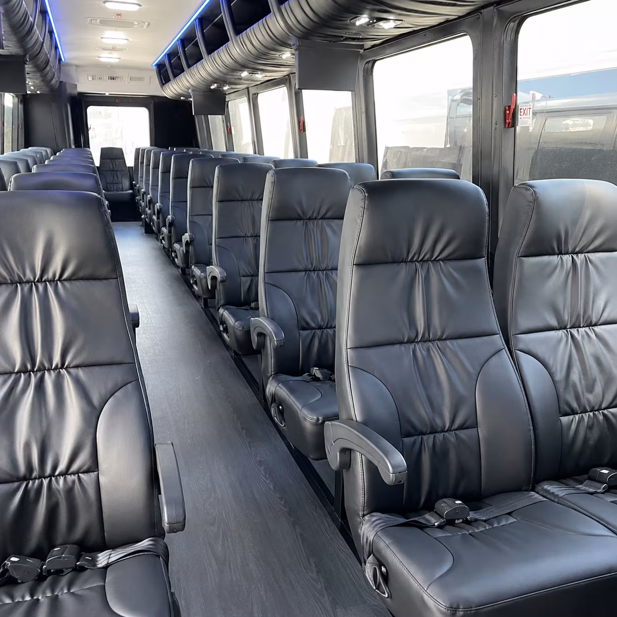 chico 30 passenger minibus interior