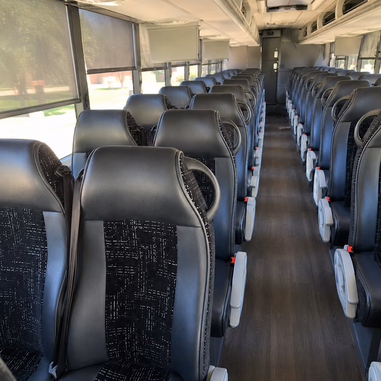 chico charter bus interior