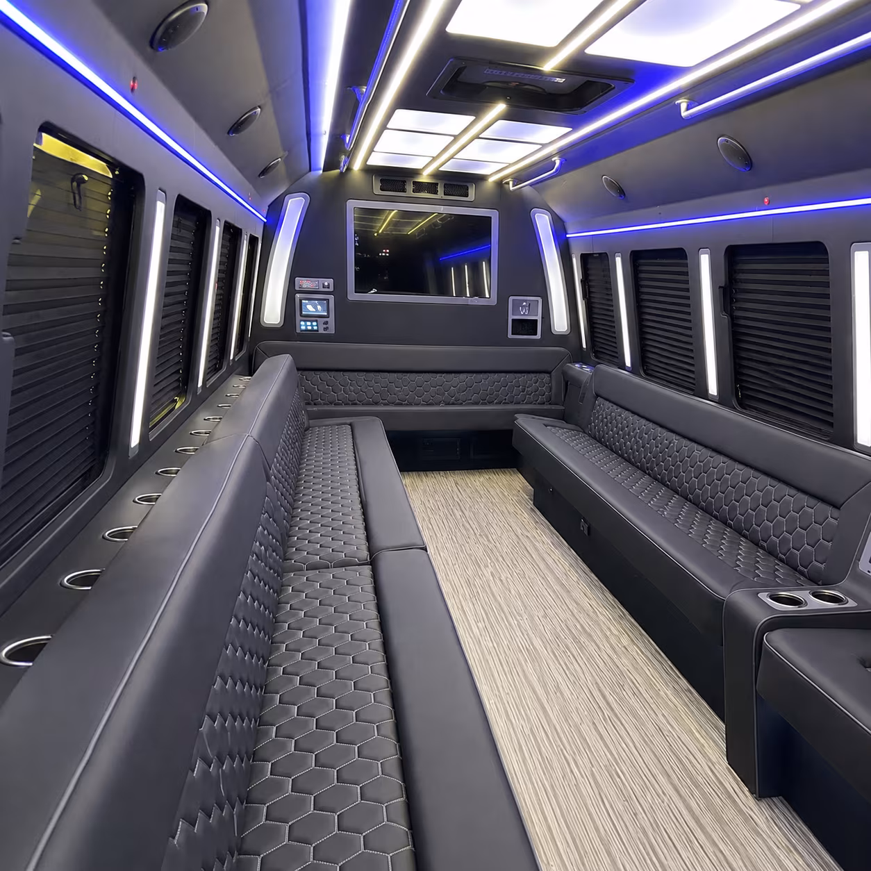 chico party bus interior